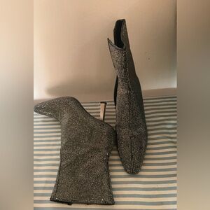 Dazzling Pewter Boots